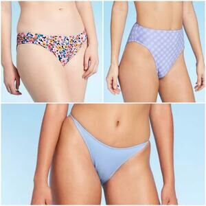 Xhilaration Juniors' Bikini Bottoms BUNDLE of 3, Juniors Size XL